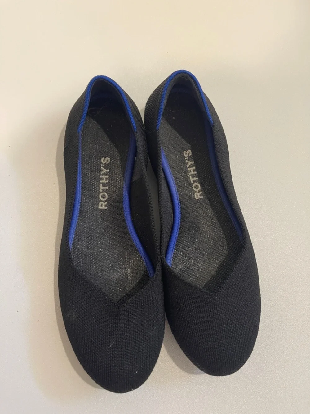 Rothy’s Everyday The Flat Black Knit Ballet Flats for Women